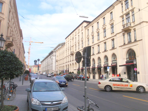 Maximilianstra&szlig;e, Downtown Munich.